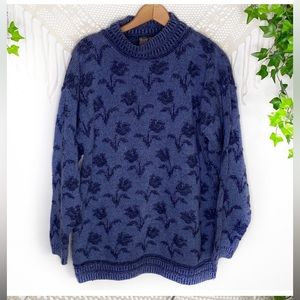 Vintage Paris Sport Club Oversized Sweater